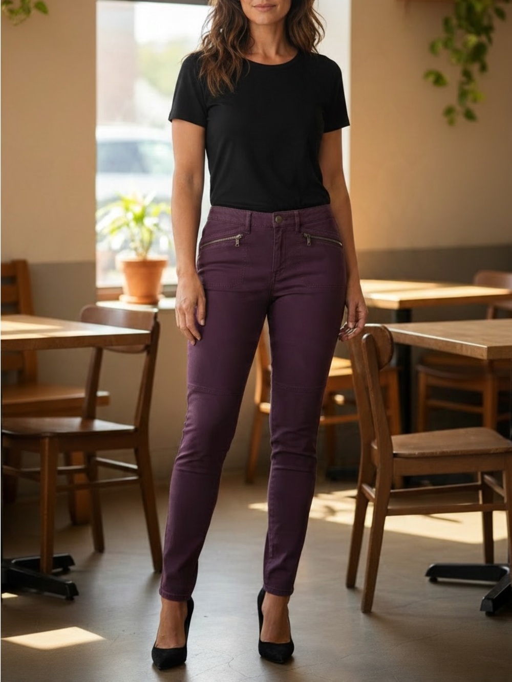 William Rast ‘Jane’ Moto Jeans - Picture 1 of 4